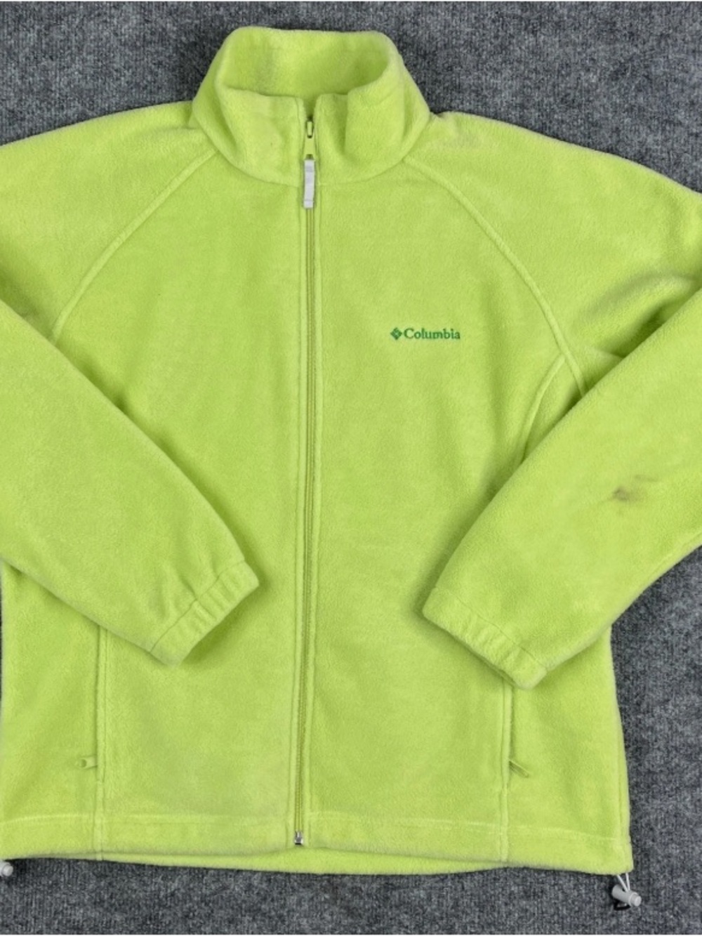 Columbia Kids Lime Green Full-Zip Fleece Jacket